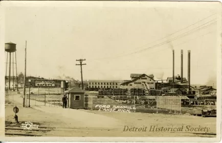 Postcard - Ford Sawmill, L'Anse, Mich.