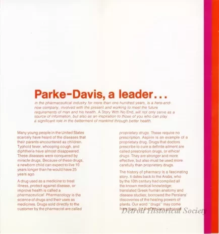 Brochure - The Drug Industry--A Story With No End