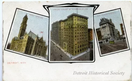 Postcard - Detroit, Mich.