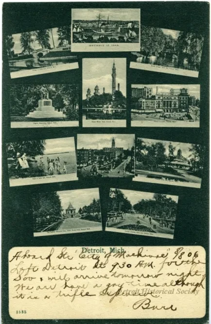 Postcard - Detroit, Mich.