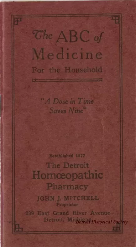 Booklet - The ABC of Medicine for the Household