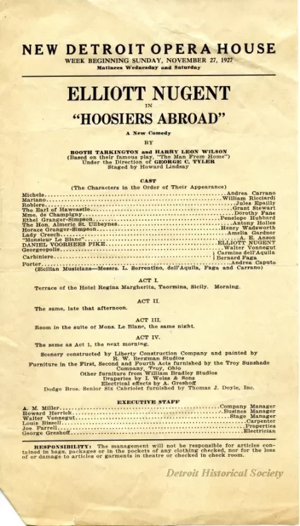 Program, Theater