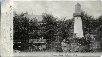 Postcard - Palmer Park, Detroit, Mich.