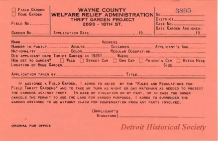 Application, Registration