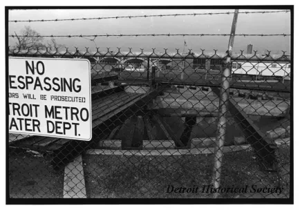 Print, Photographic - Detroit Water Pumping Station, Belle Isle