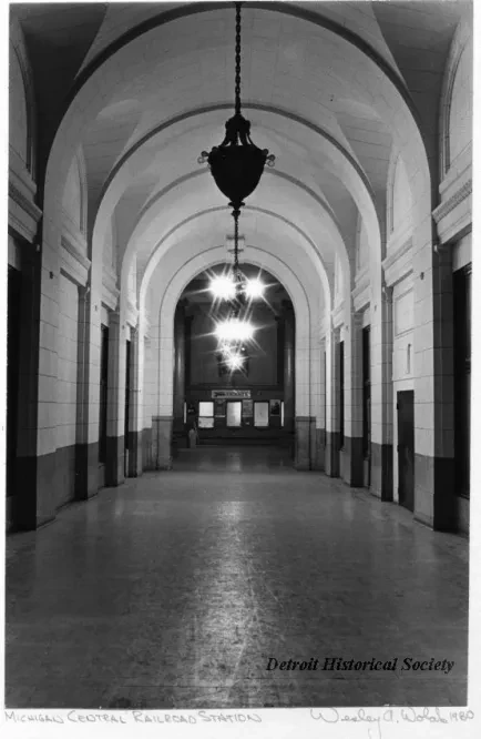Print, Photographic - Michigan Central Railroad Station