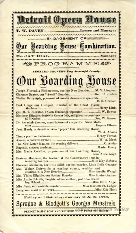 Program, Theater