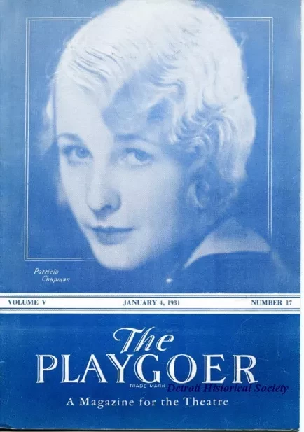 Magazine - The Playgoer, Volume V, Number 17