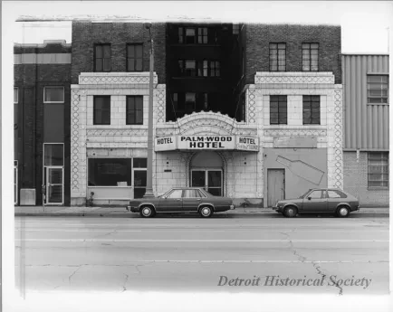 Print, Photographic - Palm Wood Hotel, Woodward Ave
