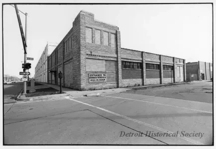 Print, Photographic - S.E. Corner of St. Aubin and E. Grand Blvd.