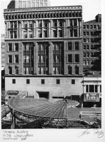 Print, Photographic - Stevens Building; 1258 Washington