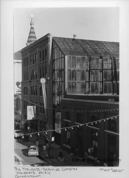 Print, Photographic - The Traugott-Schmidt Complex; Trappers Alley; Greektown