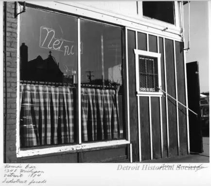 Print, Photographic - Nemo's Bar, 1348 Michigan, Detroit; Sidestreet Facade