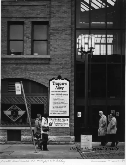 Print, Photographic - North Entrance to Trapper's Alley