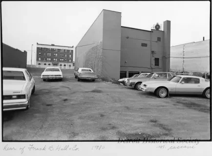 Print, Photographic - Rear of Frank B. Hall & Co.
