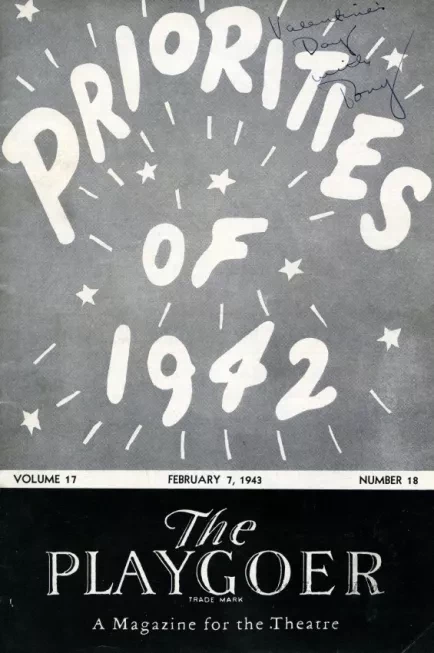 Program, Theater - The Playgoer, Volume 17, Number 18