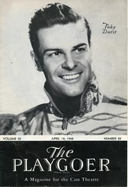 Program, Theater - The Playgoer, Volume 22, Number 29