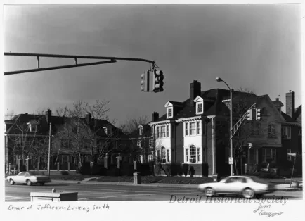 Print, Photographic - Corner of Jefferson Looking South