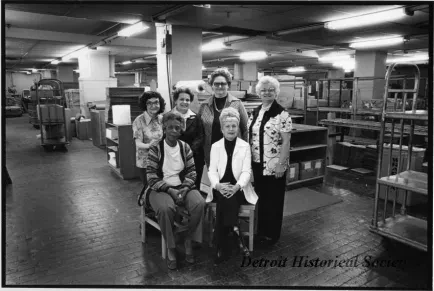 Print, Photographic - Hudson's Wrapping Department Workers