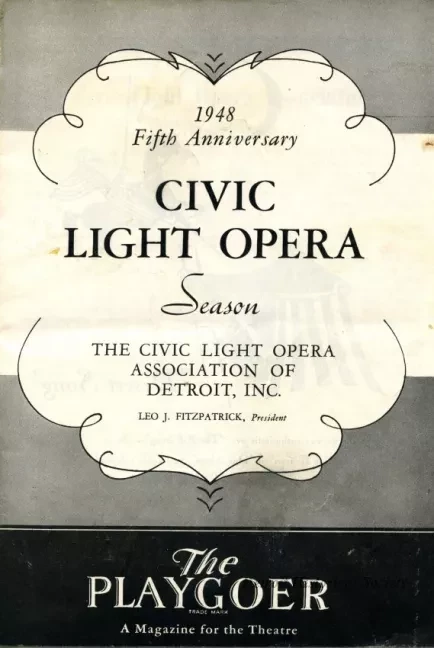 Program, Theater - The Playgoer