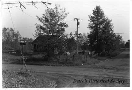 Print, Photographic - Eaton School, Lake Orion, Michigan, Oakland Township - front side view