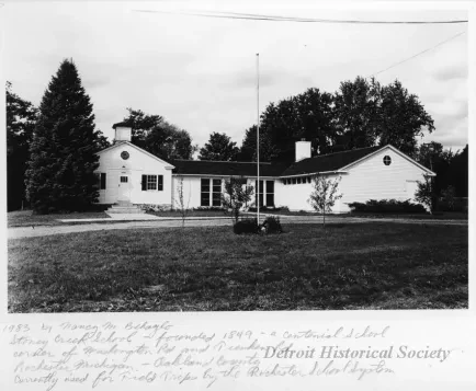 Print, Photographic - Stoney Creek School - founded 1849 - a centennial school