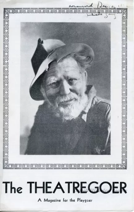 Program, Theater - The Theatregoer: A Magazine for the Playgoer