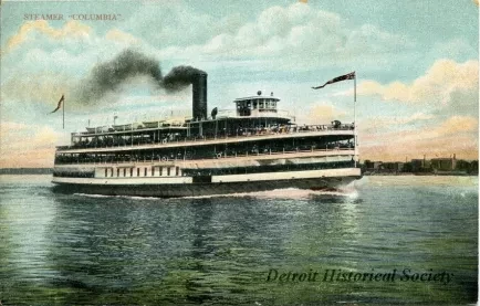 Postcard - Steamer "Columbia"