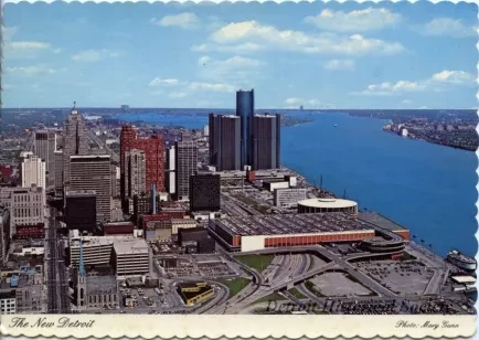 Postcard - The New Detroit