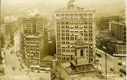 Postcard - From the Ford Bldg. Detroit