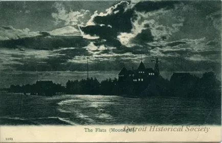 Postcard - The Flats (Moonlight)