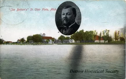 Postcard - "Joe Bedore's" St. Clair Flats, Mich.