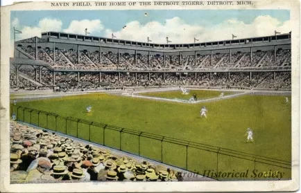 Postcard - Navin Field, The Home of the Detroit Tigers, Detroit, Mich.