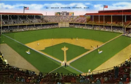 Postcard - Briggs Stadium, Detroit, Mich.