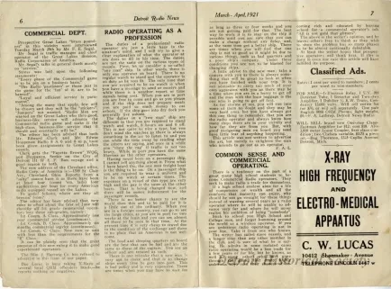 Newsletter - Detroit Radio News, Vol. 2, No. 3-4