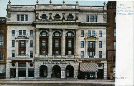 Postcard - The Detroit Opera House, Detroit, Mich.