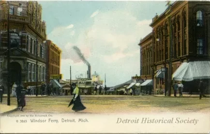 Postcard - Windsor Ferry, Detroit, Mich.