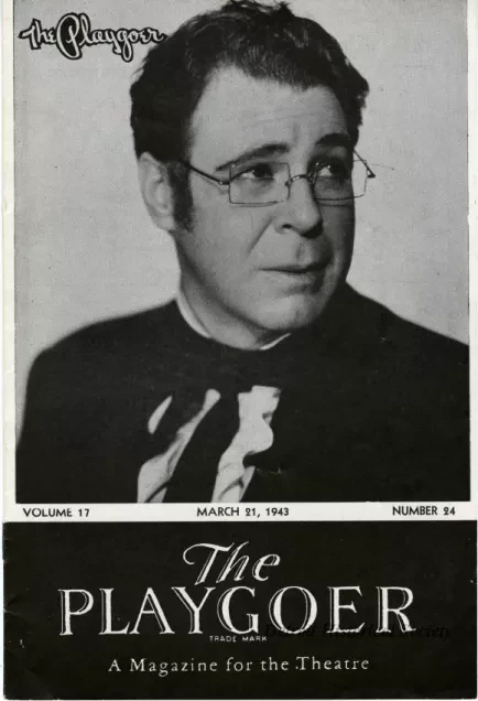 Program, Theater - The Playgoer, Volume 17, Number 24
