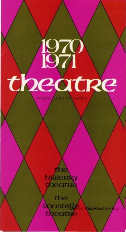 Program, Theater - 1970 1971 Theatre, Wayne State University