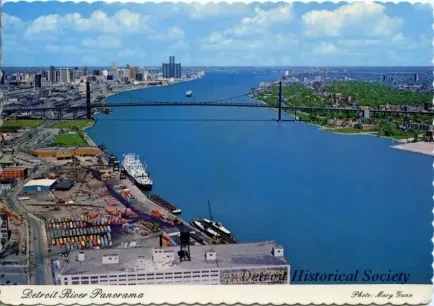 Postcard - Detroit River Panorama