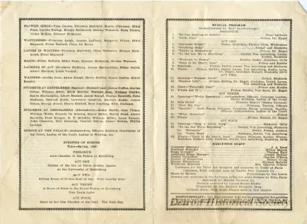 Program, Theater