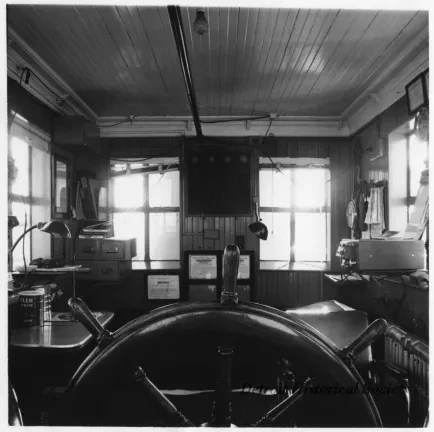 Print, Photographic - Pilot House of the Fire Boat "John Kendall"