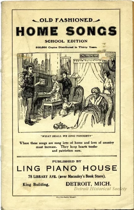 Booklet - Old Fashioned Home Songs - School Edition
Ling Piano House