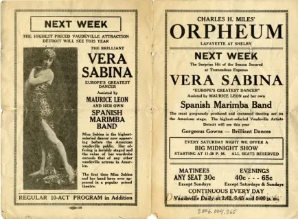 Program, Theater