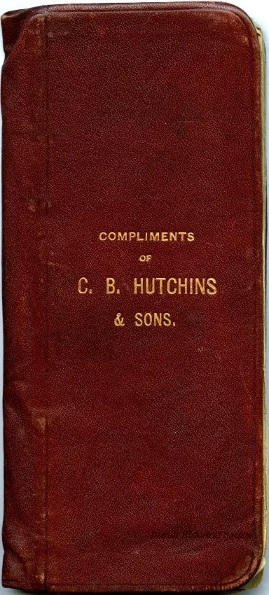 Notebook - C. B. Hutchins & Sons