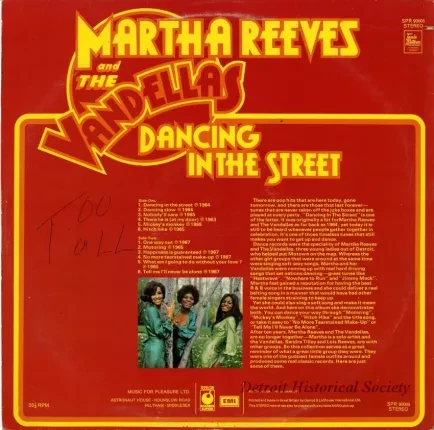 Album, Record - Dancing in the Street