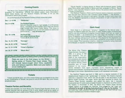 Program, Theater