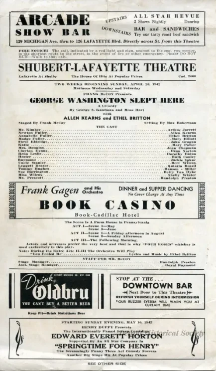 Program, Theater