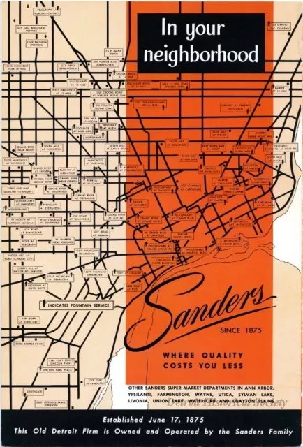 Menu - Sanders