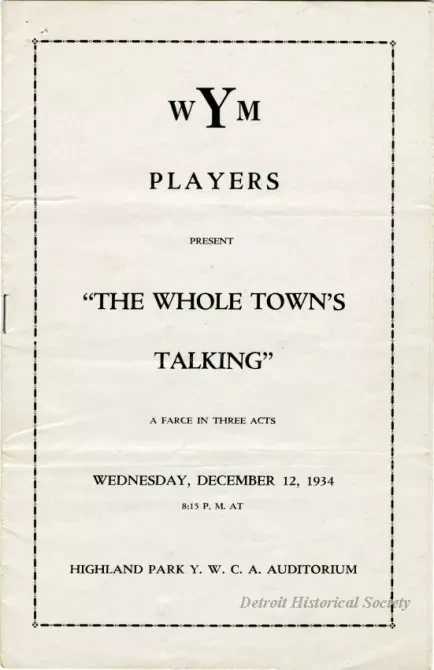 Program, Theater